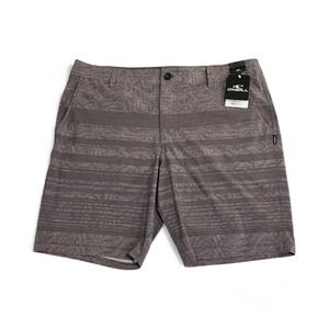 NWT O'Neill Hyperfreak‎ Stretch Hybrid Board Shorts Mens 38 Gray 9"